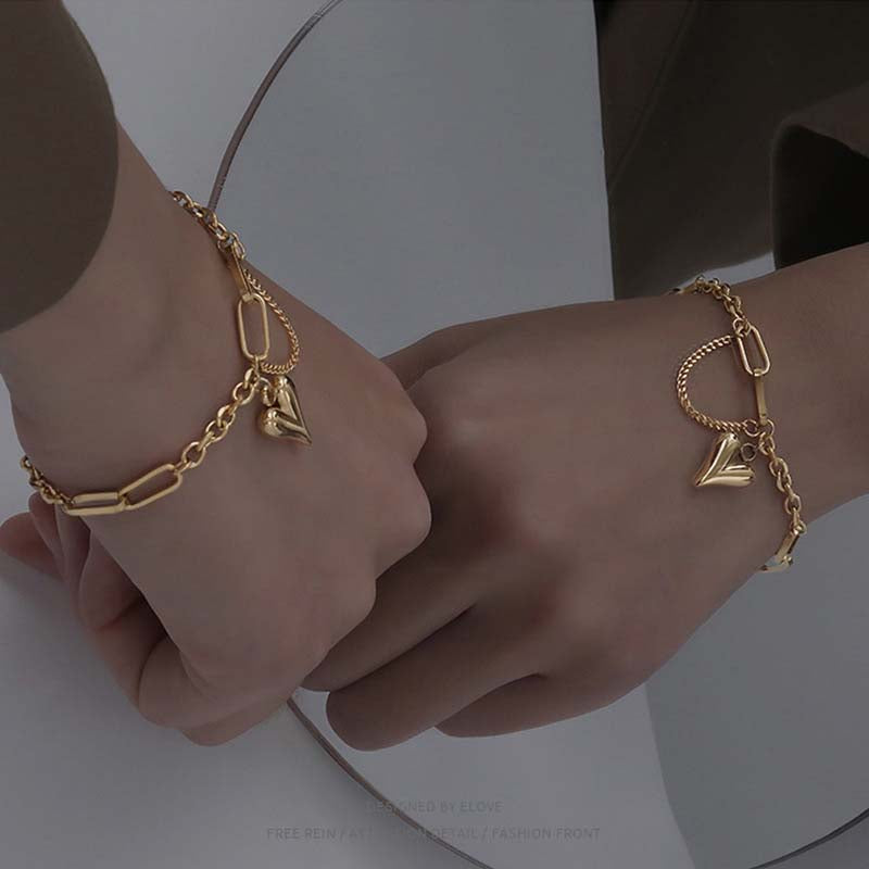 Dangling Heart Bracelet