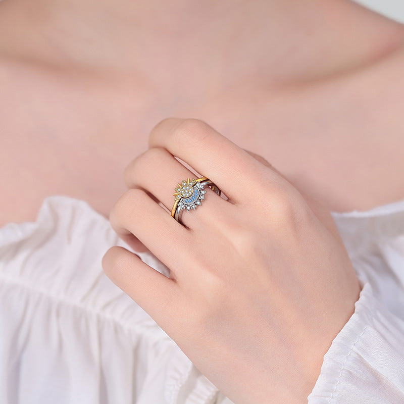 Sun & Moon Bestfriend Ring