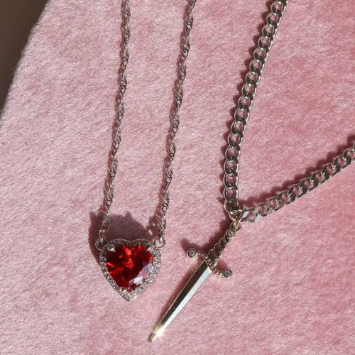 Forever in My Heart Couple Necklace