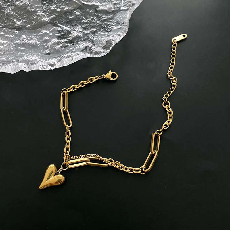 Dangling Heart Bracelet