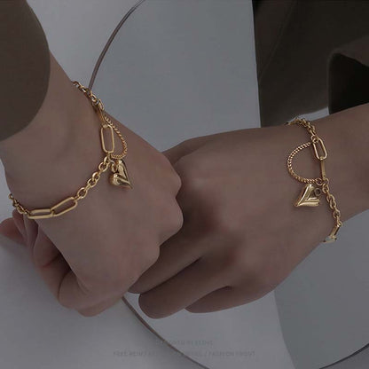 Dangling Heart Bracelet