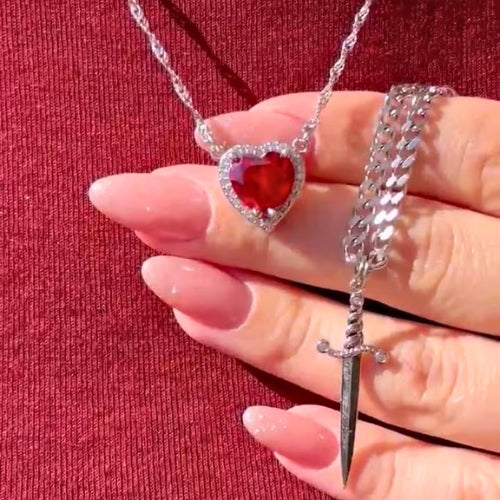 Forever in My Heart Couple Necklace